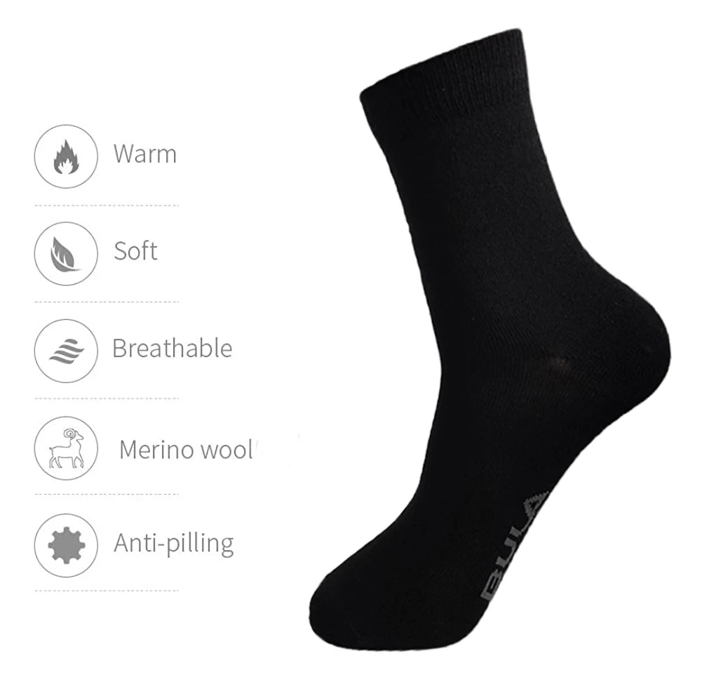Merino Wool Dress Socks Lightweight for Men & Women Thin Hiking Outdoor Socks Sports Moisture Wicking Euro Size