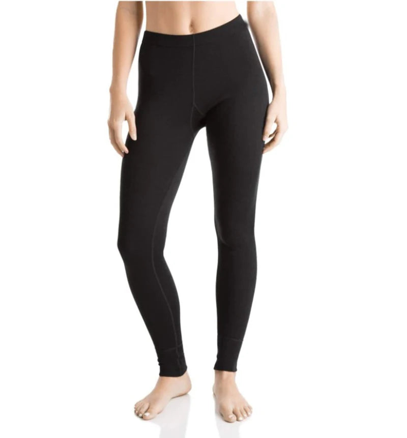 Womens Merino Wool Base Layer Bottoms 100% Merino Wool Women Baselayer Thermal Pants Everday Legings Warm Soft Breathable