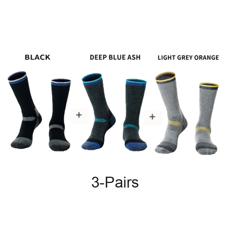 2/3 Pairs Merino Wool Hiking Socks for Men Women Merino Wool Winter Keep Warm Soft Ski Sock Sport Outdoor Snowboard Thermosock