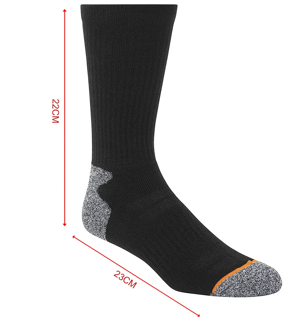 1 Pair Merino Wool Socks Hiking For Men Terry Crew Cushion Socks Winter Keep Warm Athletics Breathable Socks For Male 40-45