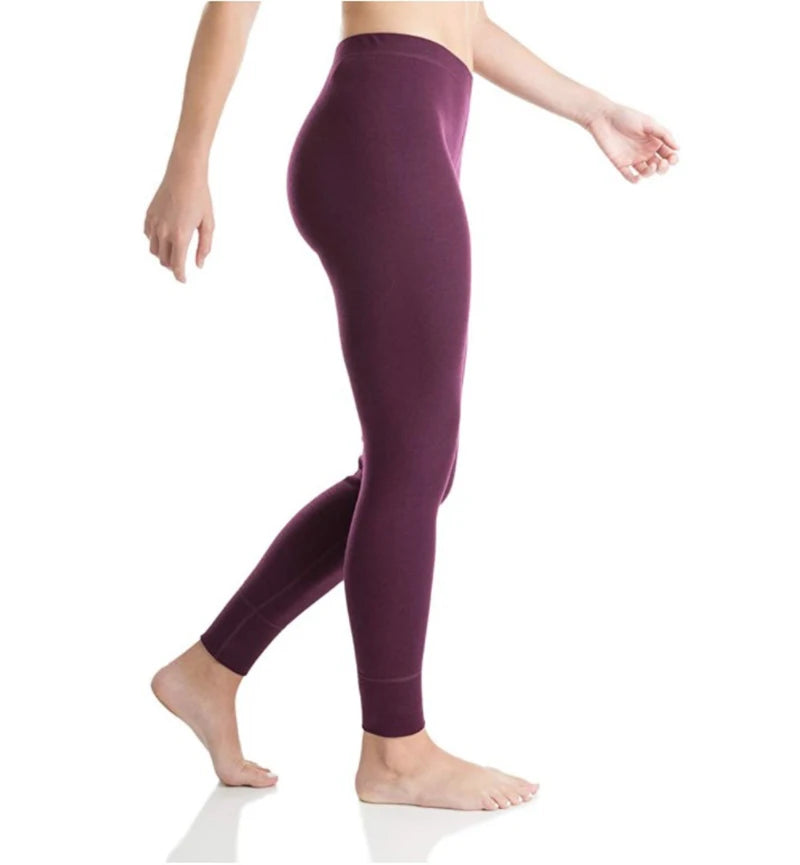 Womens Merino Wool Base Layer Bottoms 100% Merino Wool Women Baselayer Thermal Pants Everday Legings Warm Soft Breathable