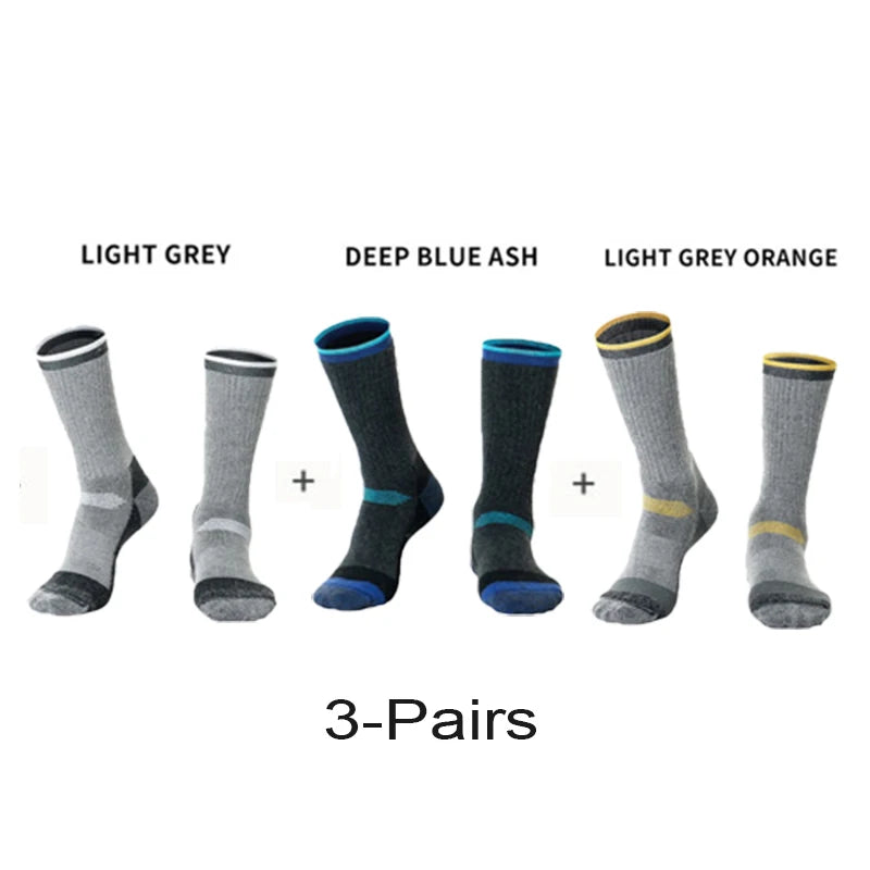 2/3 Pairs Merino Wool Hiking Socks for Men Women Merino Wool Winter Keep Warm Soft Ski Sock Sport Outdoor Snowboard Thermosock