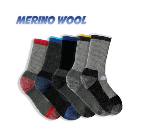 2/3 Pairs Merino Wool Hiking Socks for Men Women Merino Wool Winter Keep Warm Soft Ski Sock Sport Outdoor Snowboard Thermosock