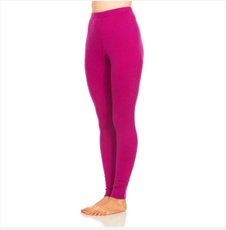 100% Merino Wool Base Layer Pants Womens 180G Lightweight Merino Wool Thermal Underwear Bottoms Women Wool Baselayer Leggings
