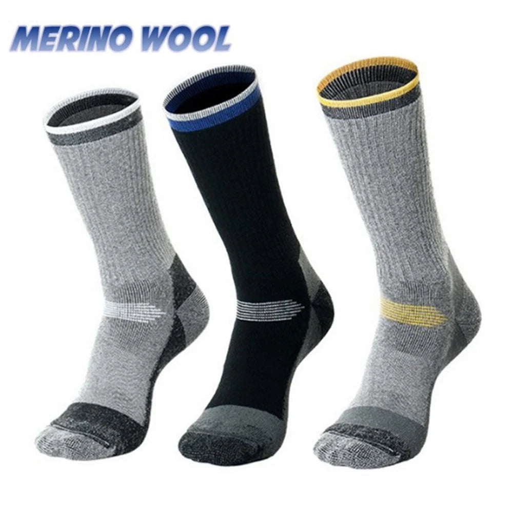 2/3 Pairs Merino Wool Hiking Socks for Men Women Merino Wool Winter Keep Warm Soft Ski Sock Sport Outdoor Snowboard Thermosock