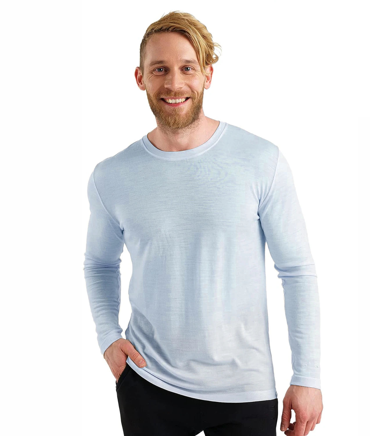 100% Merino Wool Thermal Underwear Men Merino Wool Base Layer Shirt 240G Winter Warm Wicking Breathable Anti-Odor USA Size