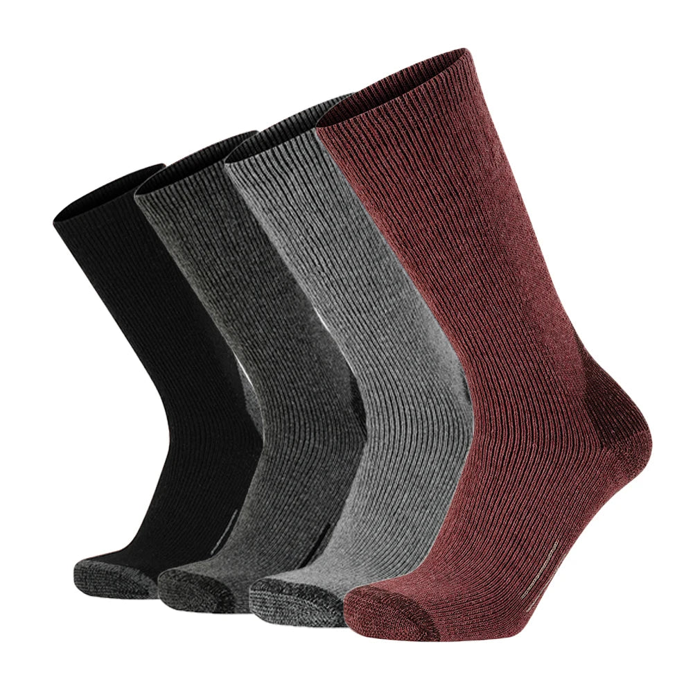70% Merino Wool Socks Hiking Men Merino Wool Socks Boot Winter Crew Thermal Warmest Sports Socks for Skiing Running Cycling