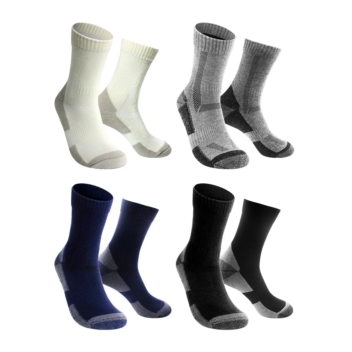Men Women Merino Wool Socks Hiking Merino Wool Outdoor Sports Super Thick Hiking Socks Thermal Socks for Cold Weather