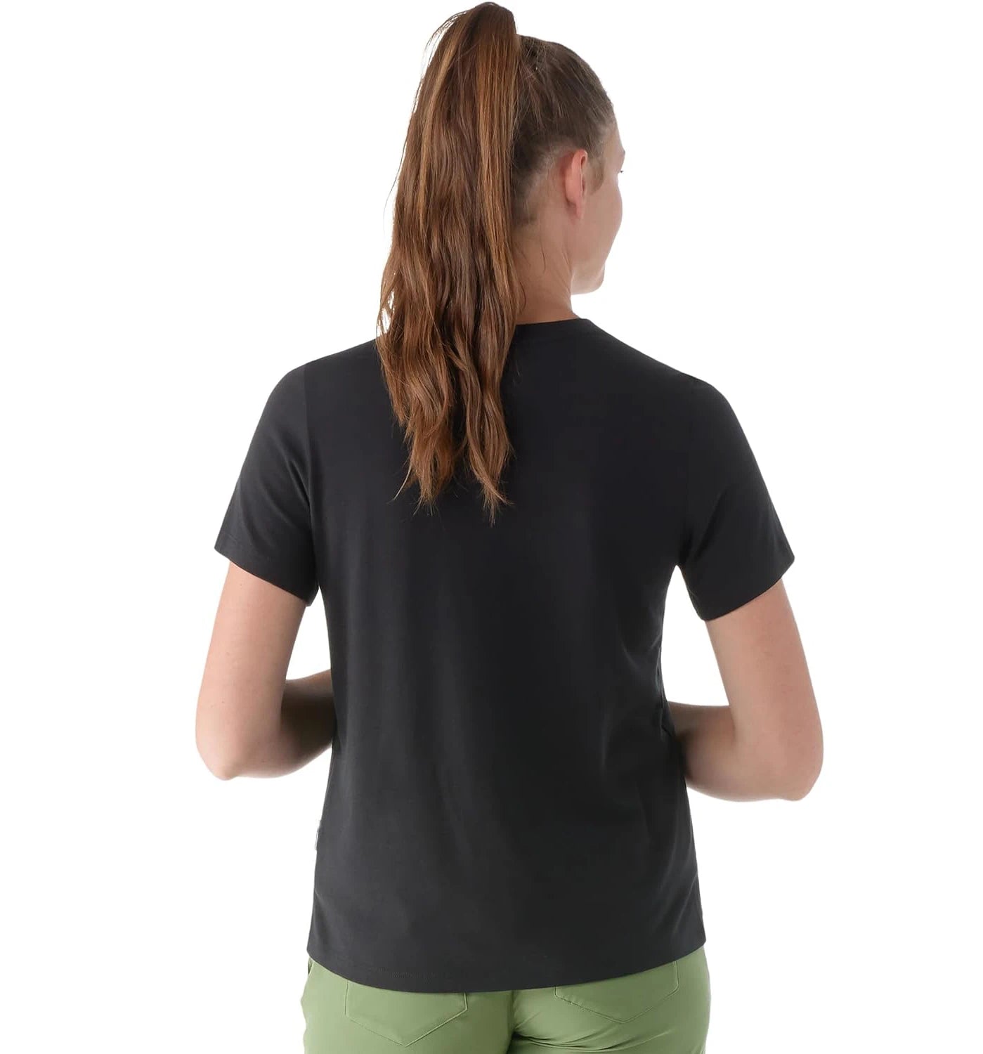 100% Merino Wool T Shirts Womens Merino Wool Short Sleeve Loose Fit Base Layer Shirt Hiking Yoga Running Breathable Wicking