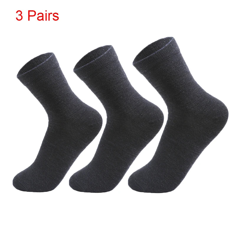 3 Pairs Merino Wool Socks Men Women Lightweight Thin Hiking Socks Everyday Business Socks Wicking Breathable Anti-Odor Running