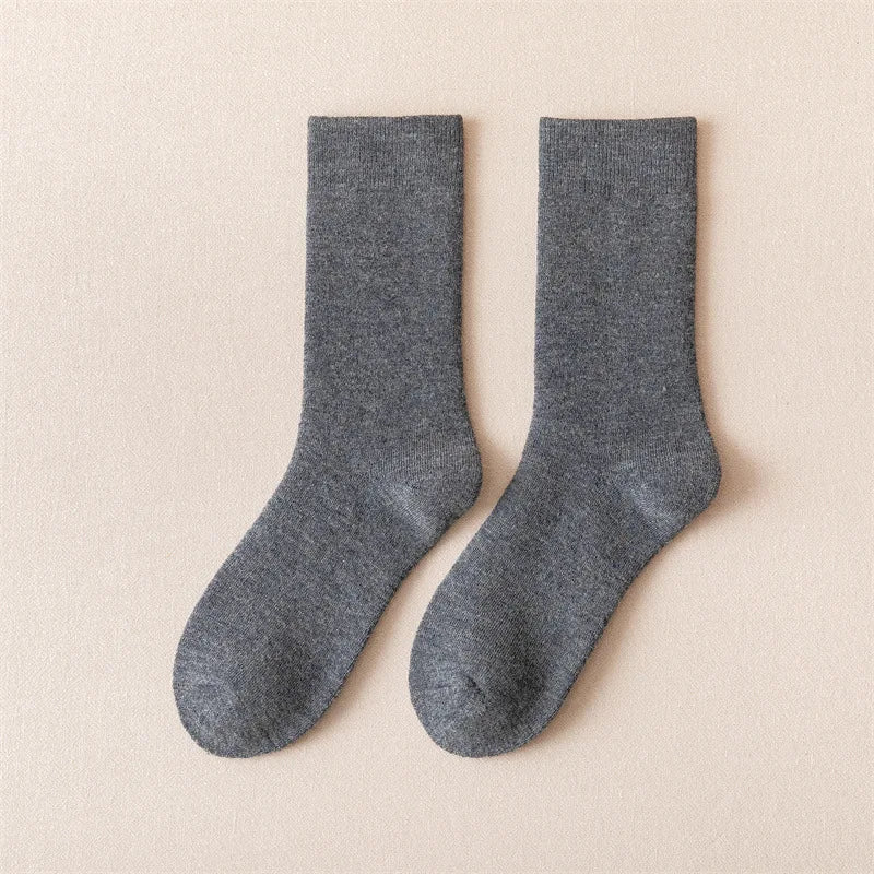 Winter Merino Wool Socks Men Wool Thermal Warm Boot Socks Hiking Skiing Socks Breathability Anti-odor Quick Dry Size 40-45