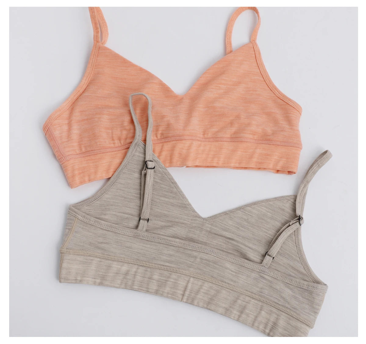 Women's Merino Wool Bras Merino Wool Tank Top Women Sports Bra Support Crop Top for Yoga Gym Workout Fitness Breathable