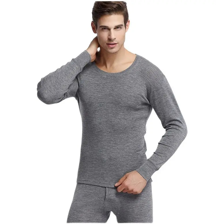 100% Merino Wool Winter Thermal Underwear Set Breathable 230G Midweight Base Layer Tops Pants Set Thermal Underwear Man