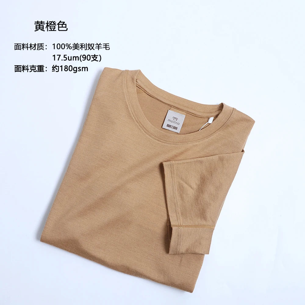 100% Merino Wool T Shirt Womens Merino Short Sleeve Slim Fit Base Layer Tee Hiking Yoga Running Breathable Wicking Quick Drying