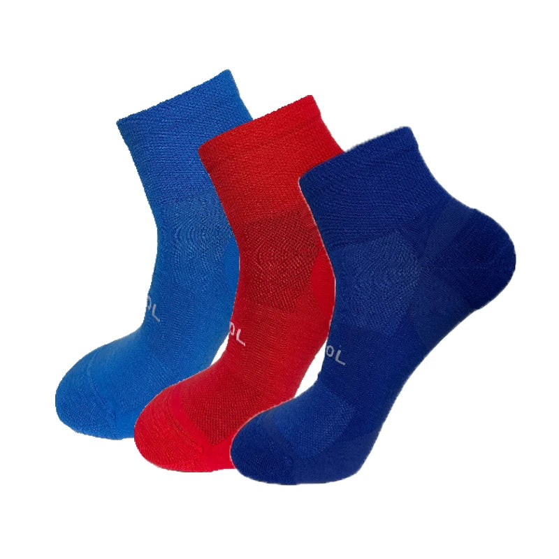 75% Merino Wool Socks for Men Women Merino Wool Blend Thin Running Socks Anti-blister Cushion Hiking Socks Cycling Tennis Socks