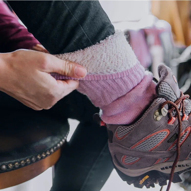 80% Merino Wool Socks Boot Women Hiking Socks Merino Wool Thicken Warmest Winter Skiing Cycling Thermal Socks Breathable Soft