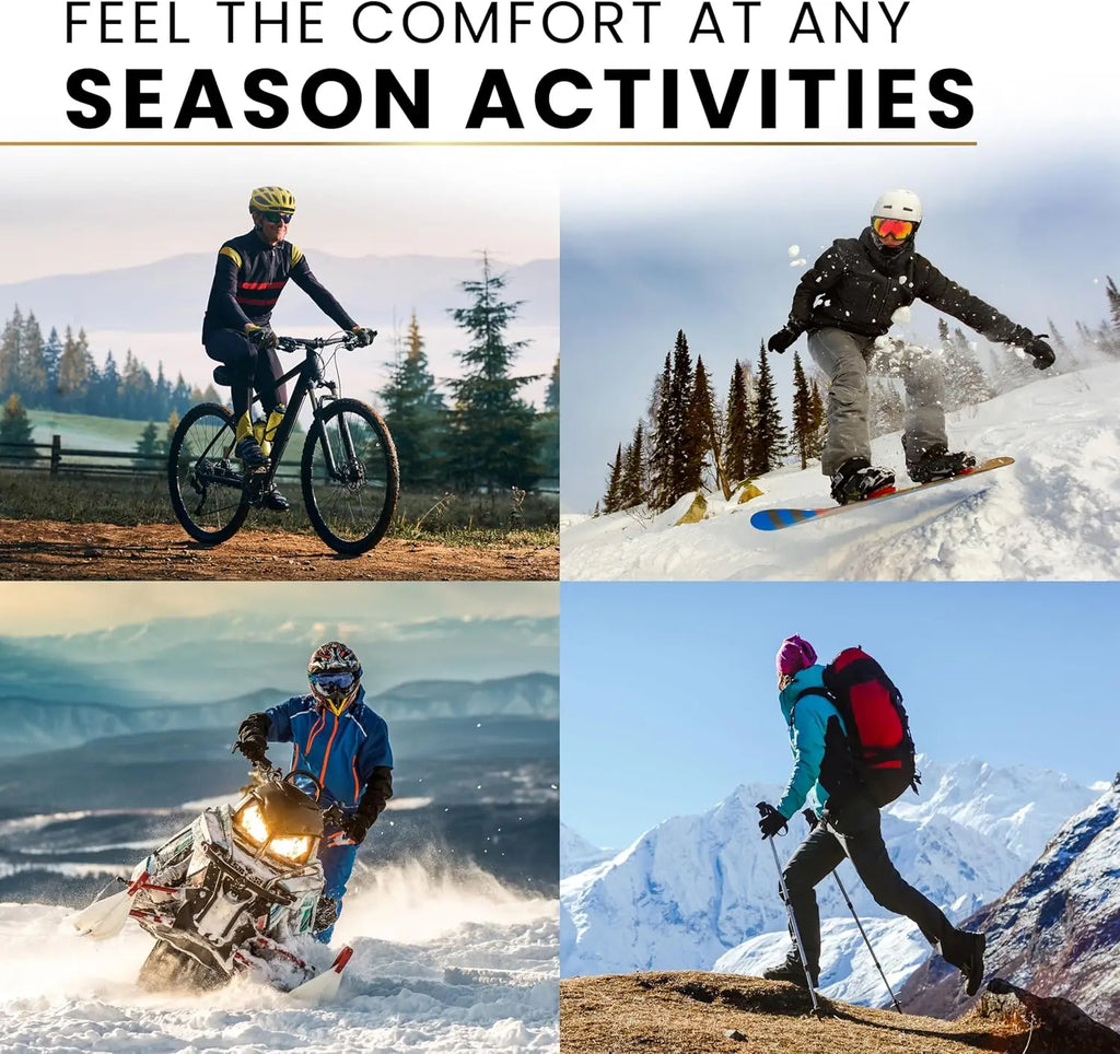 100% Merino Wool Base Layer Mens Merino Wool Henry Collar Shirts Thermal Underwear Long Sleeve T-Shirt for Hiking Hunting