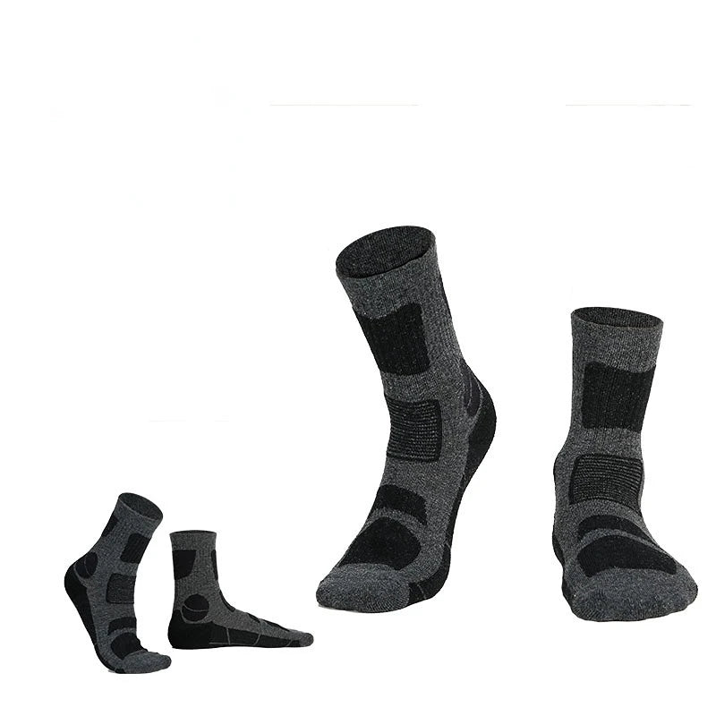 Winter Merino Wool Socks Hiking Warm Thicker Sport Socks Ski Snowboard Thermosock Outdoor Thermal Wool Socks Soft Breathable