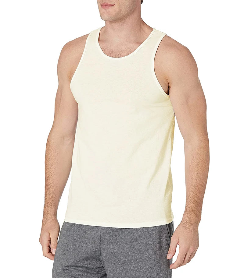Men's Merino Wool Tank Top 100% Merino Wool Men Tank Top Sleeveless Shirt Base Layer Wicking Breathable Anti-Odor Asian Size