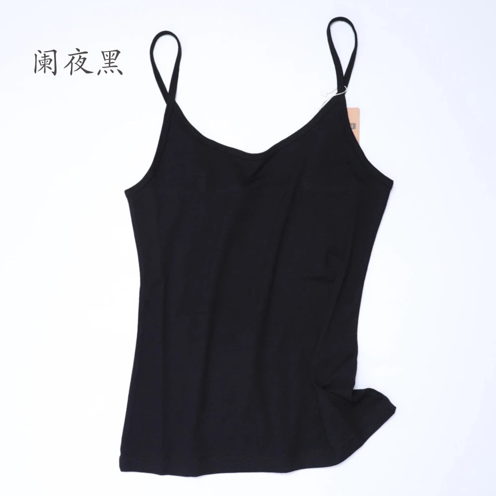 Women Merino Wool Camisole Tank 87% Merino Tank Top 150G Lightweight Sports Yoga Top Sleeveless Wicking Breathable Anti-Odor