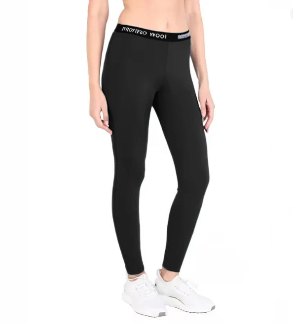 Women's Merino Wool Base Layer Pants 100% Merino Wool Leggings 250G Midweight Thermal Underwear Bottom for Women Breathable