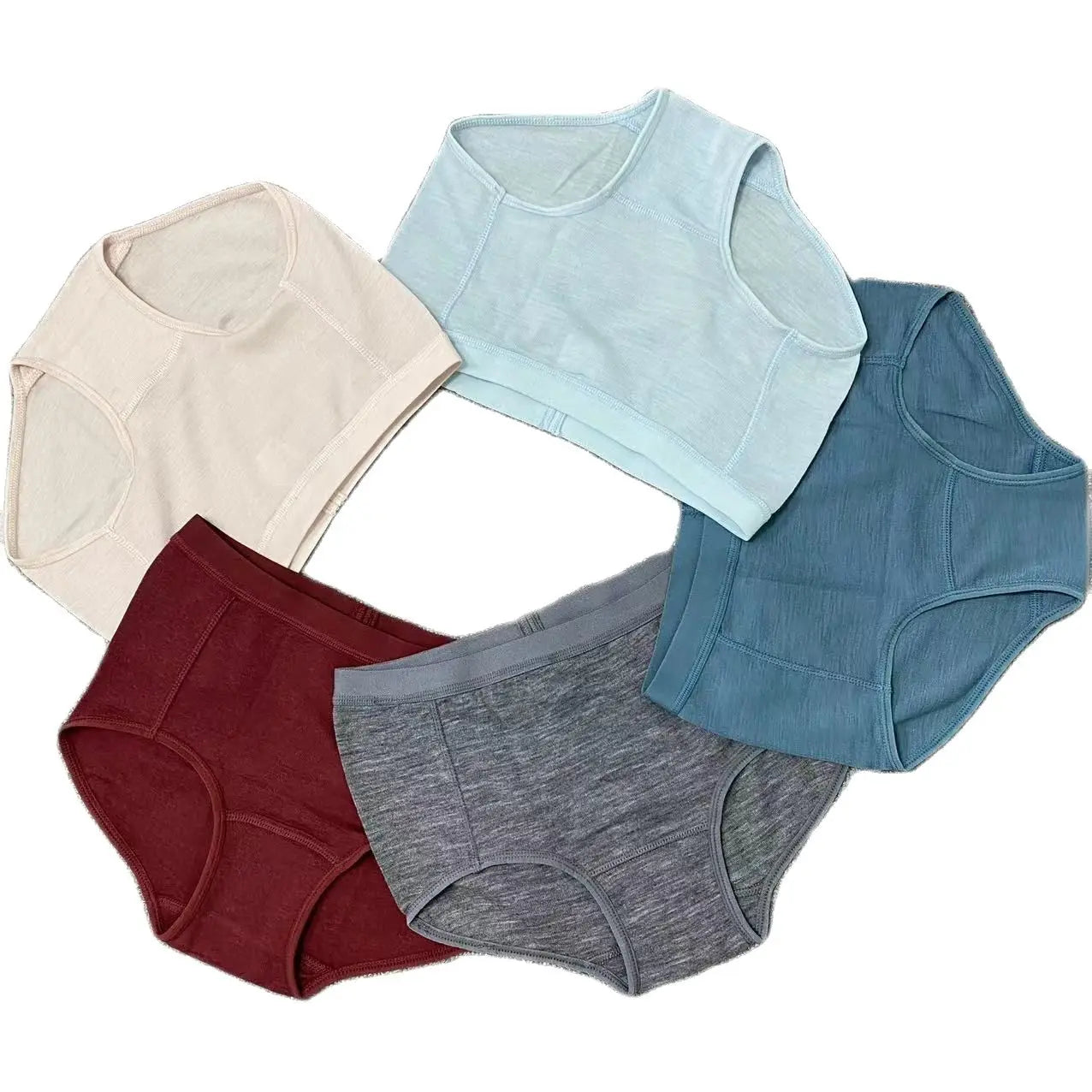 100% Merino Wool Briefs Women Underwear 170g Lightweight Quick Drying Breathable Sports Hiking Yoga Woman Daily Briefs Bikini