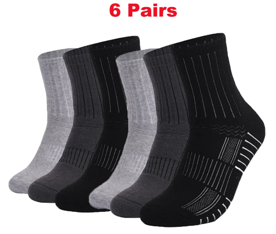 3 Pairs/Set Merino Wool Socks Autumn Winter Professional Sports Socks Merino Wool Skiing Hiking Crew Socks Warm Moisture Wicking