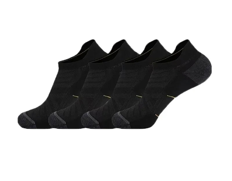 Merino Wool Ankle Socks Hiking Running Compression Support Men Women 50% Merino Wool Socks Thick Low Cut Sports Socks Anti-Odor