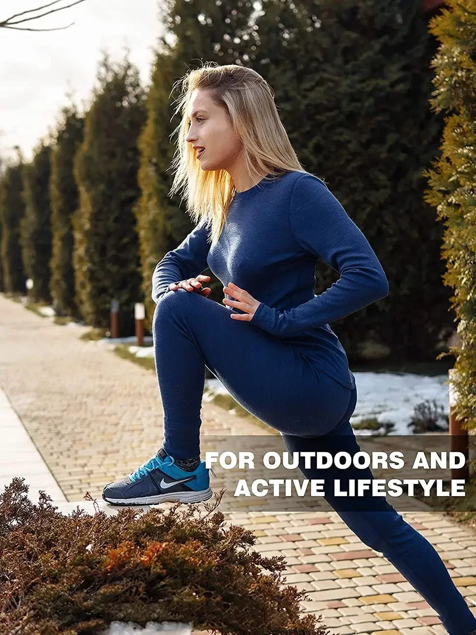 New 100% Merino Wool Base Layer Bottoms Women Thermal Underwear Pants Women Merino Wool Leggings Long Johns Warm Breathable Soft