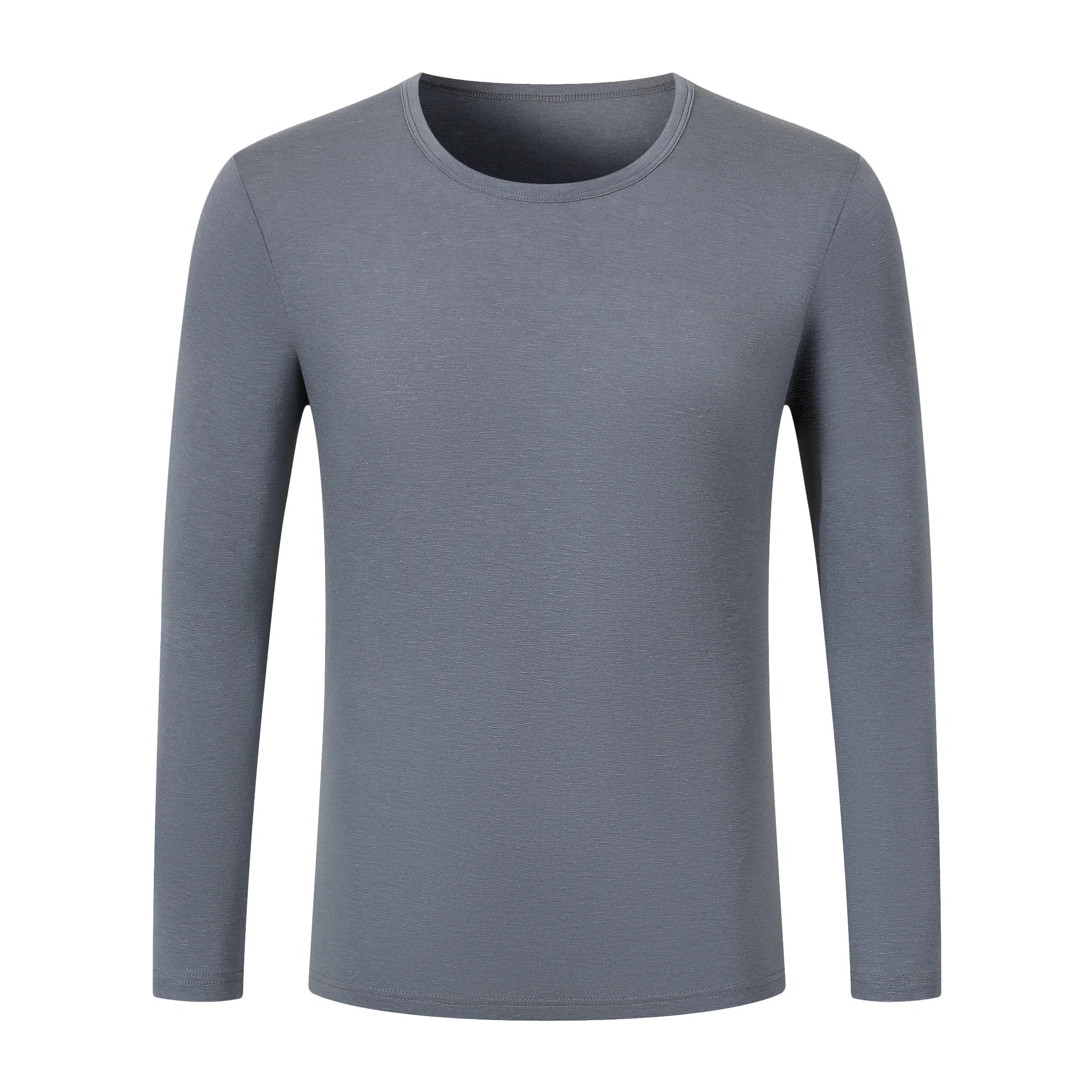 100% Merino Wool Base Layer Top Mens Merino Wool Shirts Thermal Underwear Long Sleeve T-Shirt for Hiking Hunting Breathable 150G