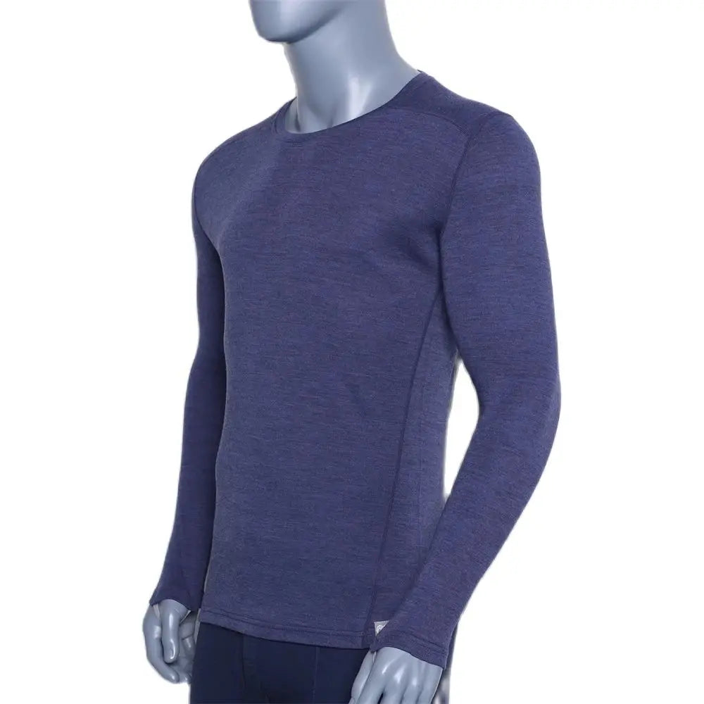 100% Merino Wool Base Layer Mens Merino Wool Shirts for Men Thermal Underwear Long Sleeve T-Shirt for Hiking Hunting 250G