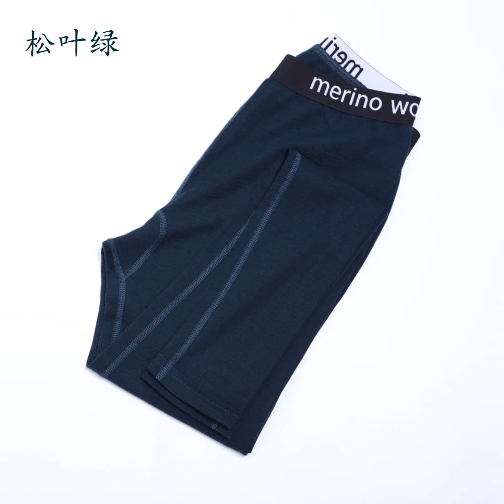 100% Merino Wool Womens Base Layer Thermal Pants Merino Wool Leggings Women Long Johns Breathable Thermal Underwear Bottoms