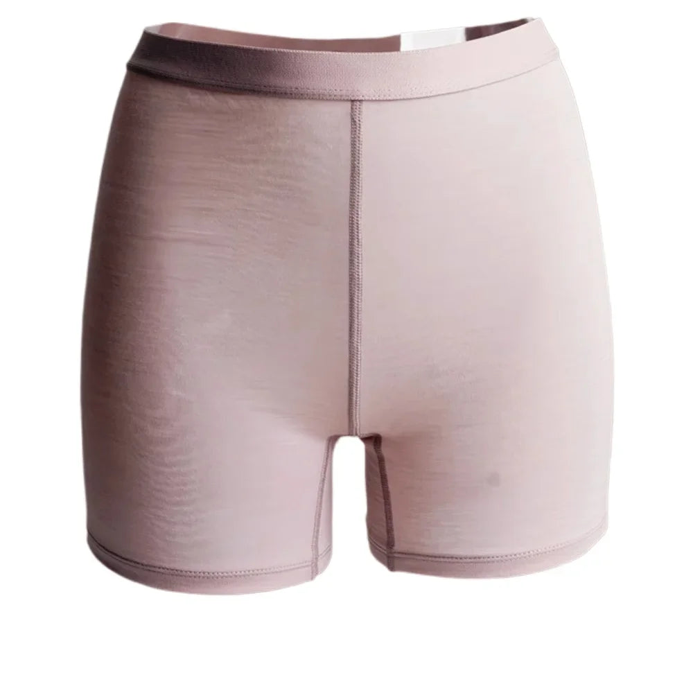 87% Merino Wool Underwear Women Boxer Briefs Breathable Boy Shorts Dry Fit Base Layer Merino Wool  Moisture Wicking Under Shorts