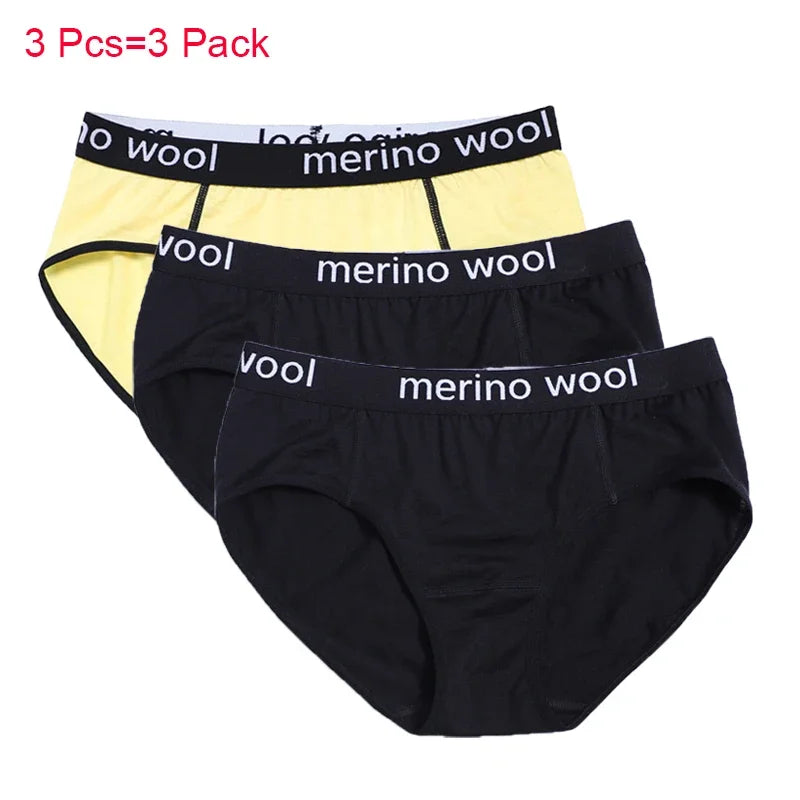 Women's 100%/87% Merino Wool Bikini Brief Merino Underwear Lightweight Briefs Sports Active Panties Soft Breathable Anti-Odor