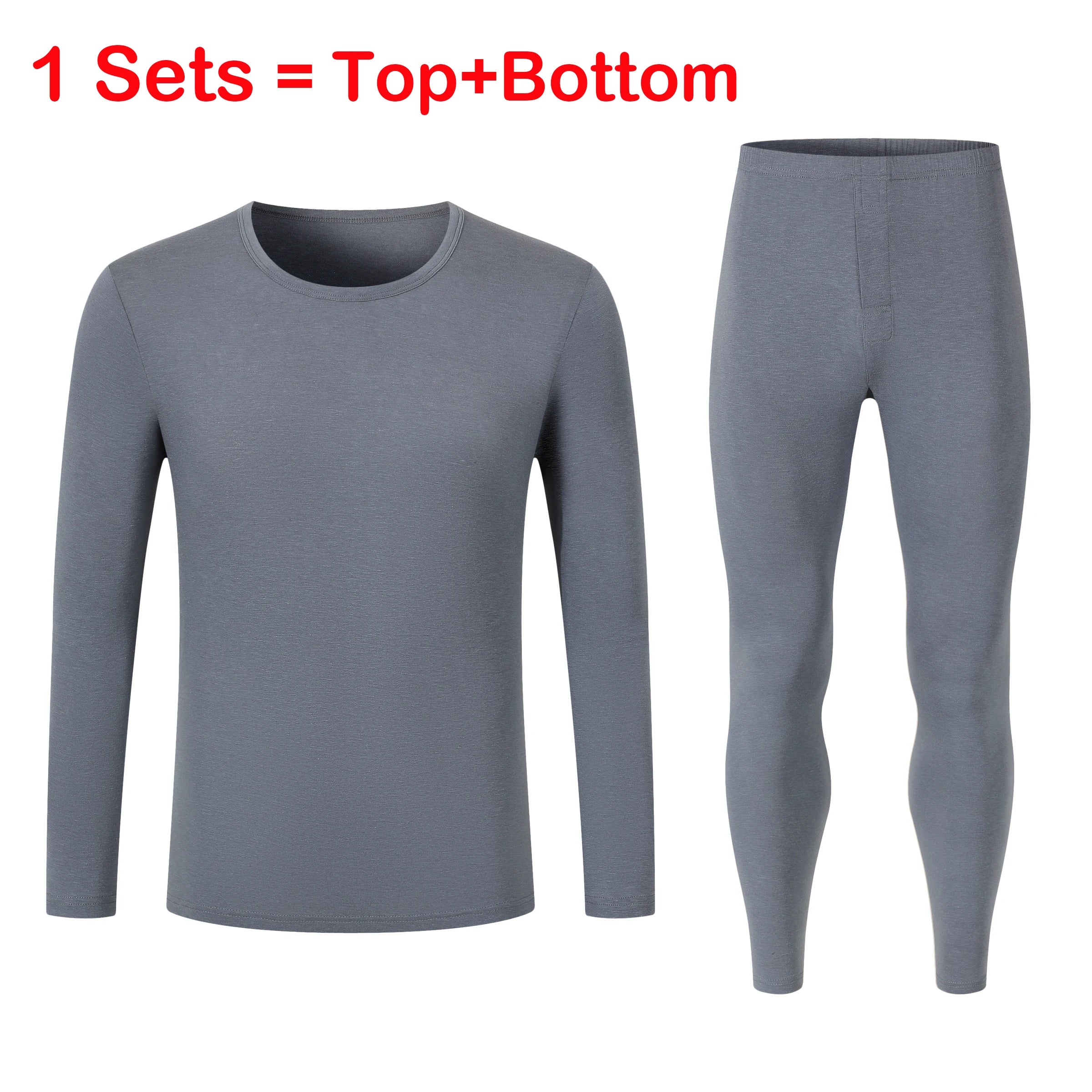 100% Merino Wool Base Layer Mens Set Lightweight Merino Wool Thermal Underwear For Men Top and Bottom 150G Soft Breathable