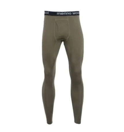 100% Merino Wool Base Layer Mens Bottom Pants Winter Merino Wool Lightweight Midweight Thermal Underwear Long Johns 180G/250G