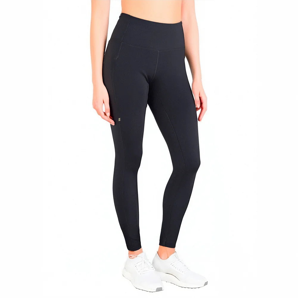 Women's Merino Wool Thermal Leggings High Rise Merino Tights Women Yoga Activewear Pants Wicking Breathable Anti-Odor Quick Dry