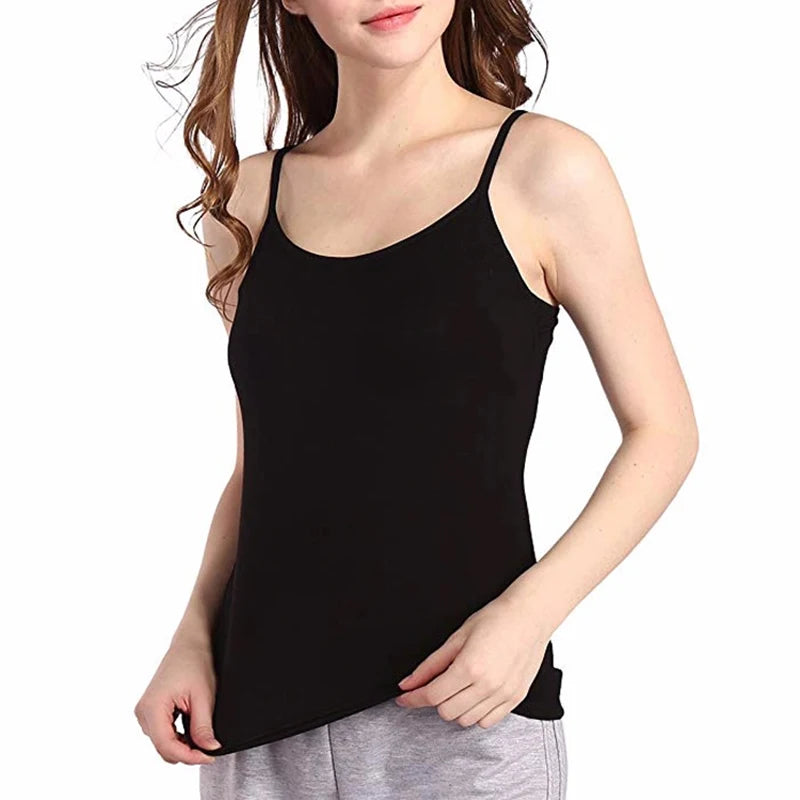 100% Merino Wool Cami Tank for Women Merino Wool Camisole Lightweight Base Layer Thermal Tank Top Wicking Breathable Anti-Odor
