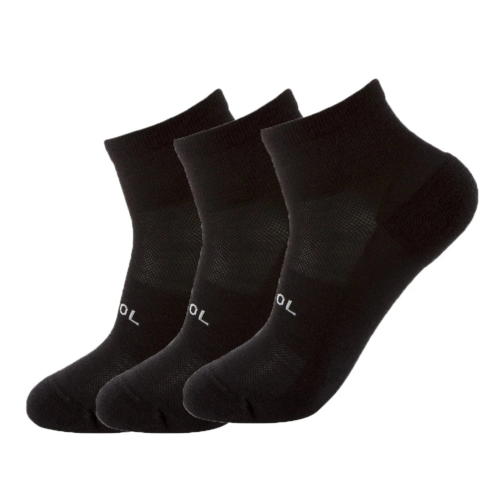 75% Merino Wool Socks for Men Women Merino Wool Blend Thin Running Socks Anti-blister Cushion Hiking Socks Cycling Tennis Socks