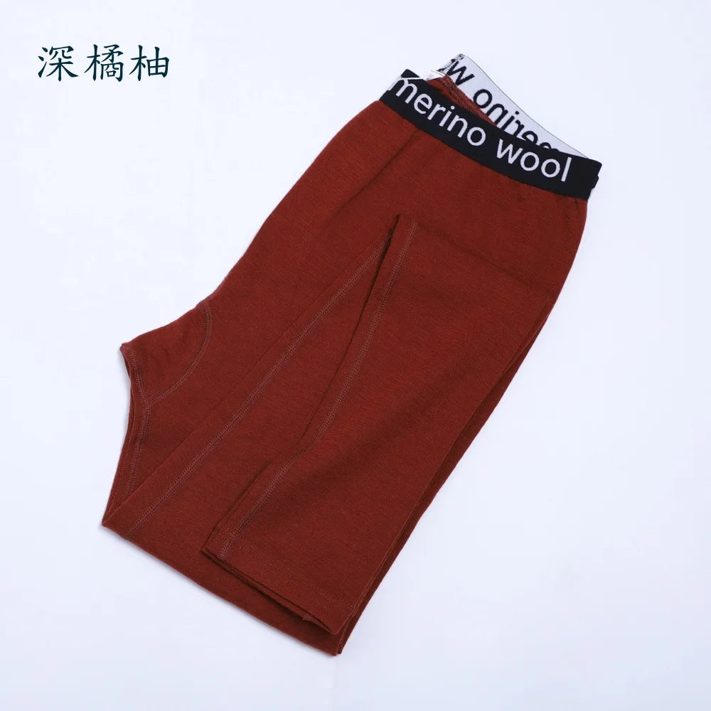 100% Merino Wool Womens Base Layer Thermal Pants Merino Wool Leggings Women Long Johns Breathable Thermal Underwear Bottoms