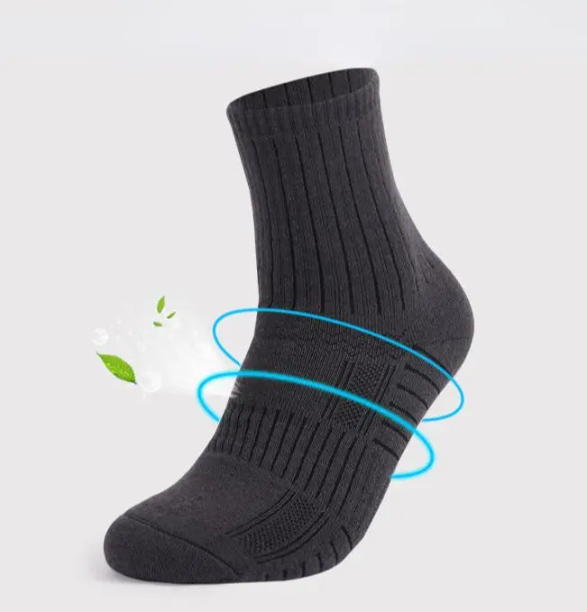 3 Pairs/Set Merino Wool Socks Autumn Winter Professional Sports Socks Merino Wool Skiing Hiking Crew Socks Warm Moisture Wicking