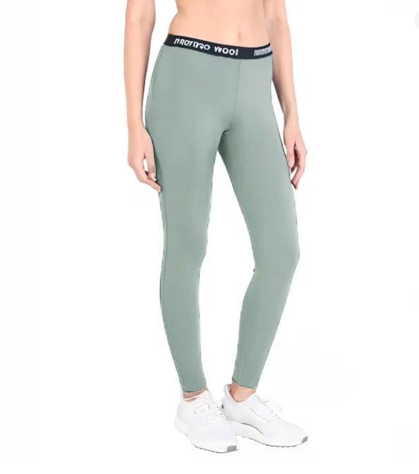 Women's Merino Wool Base Layer Pants 100% Merino Wool Leggings 250G Midweight Thermal Underwear Bottom for Women Breathable