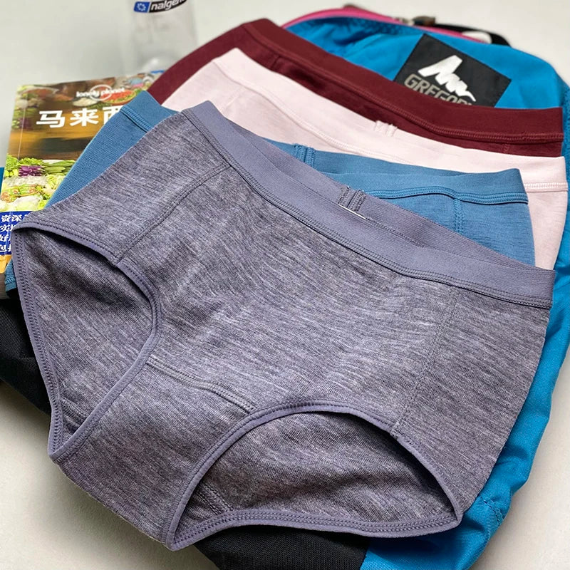 Women's Merino Wool Brief 100% Merino Wool Underwear Panties Women Merino Briefs Soft Wicking Breathable Anti-Odor
