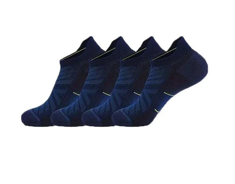 Merino Wool Ankle Socks Hiking Running Compression Support Men Women 50% Merino Wool Socks Thick Low Cut Sports Socks Anti-Odor