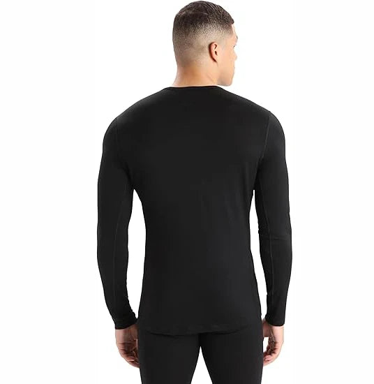 Men's 100% Merino Wool Base Layer Top 250G Merino Wool Shirts for Men Thermal Underwear Long Sleeve T-Shirt for Hiking Hunting