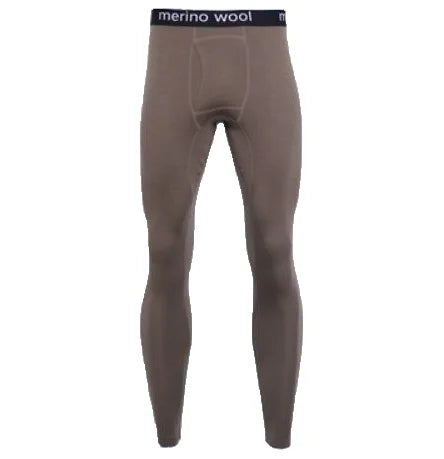 100% Merino Wool Base Layer Mens Bottom Pants Winter Merino Wool Lightweight Midweight Thermal Underwear Long Johns 180G/250G