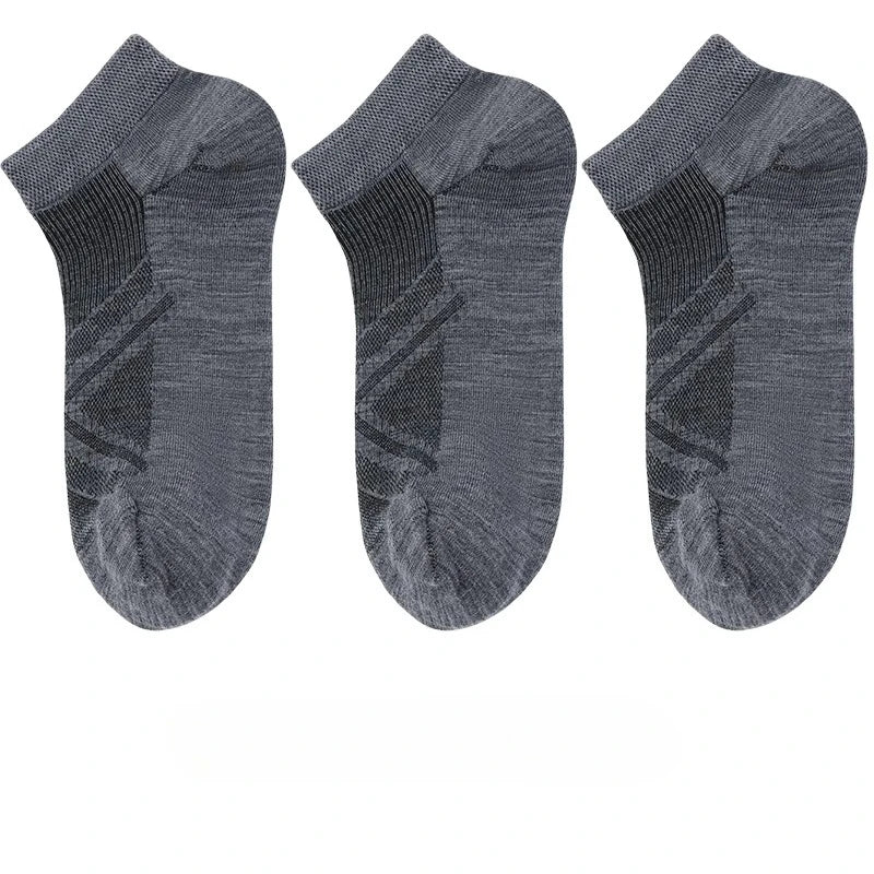 Men Women Merino Wool Ankle Socks Thin Ultra-Light Running Tennis Golf Socks 66% Merino Wool Moisture Wicking Breathable 3 Pairs