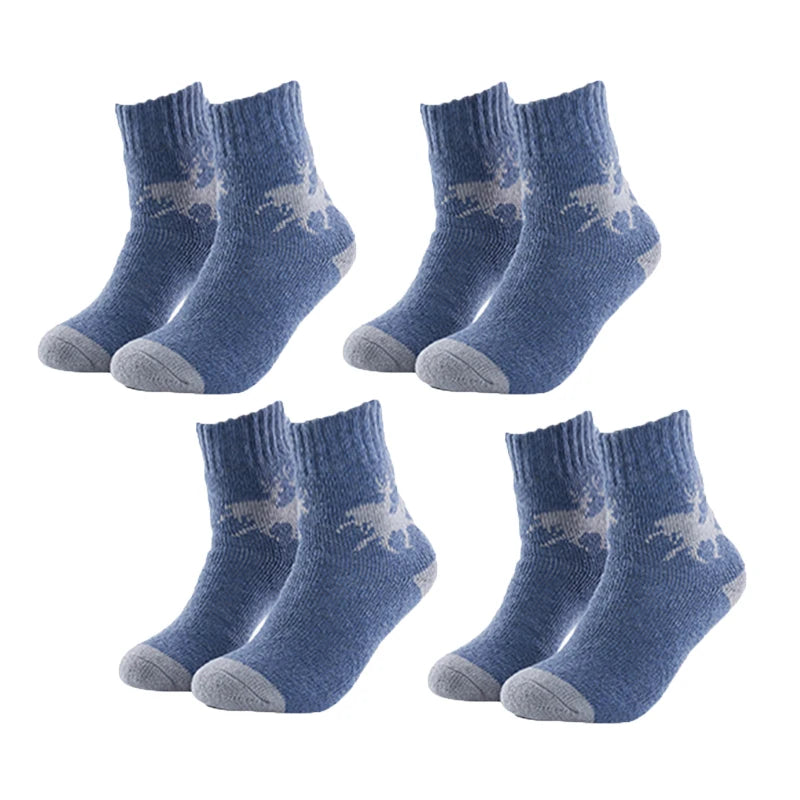 Winter Merino Wool Thermal Socks Men Outdoor Crew Hiking Socks Thick Socks Comfortable Moisture Wicking Breathable