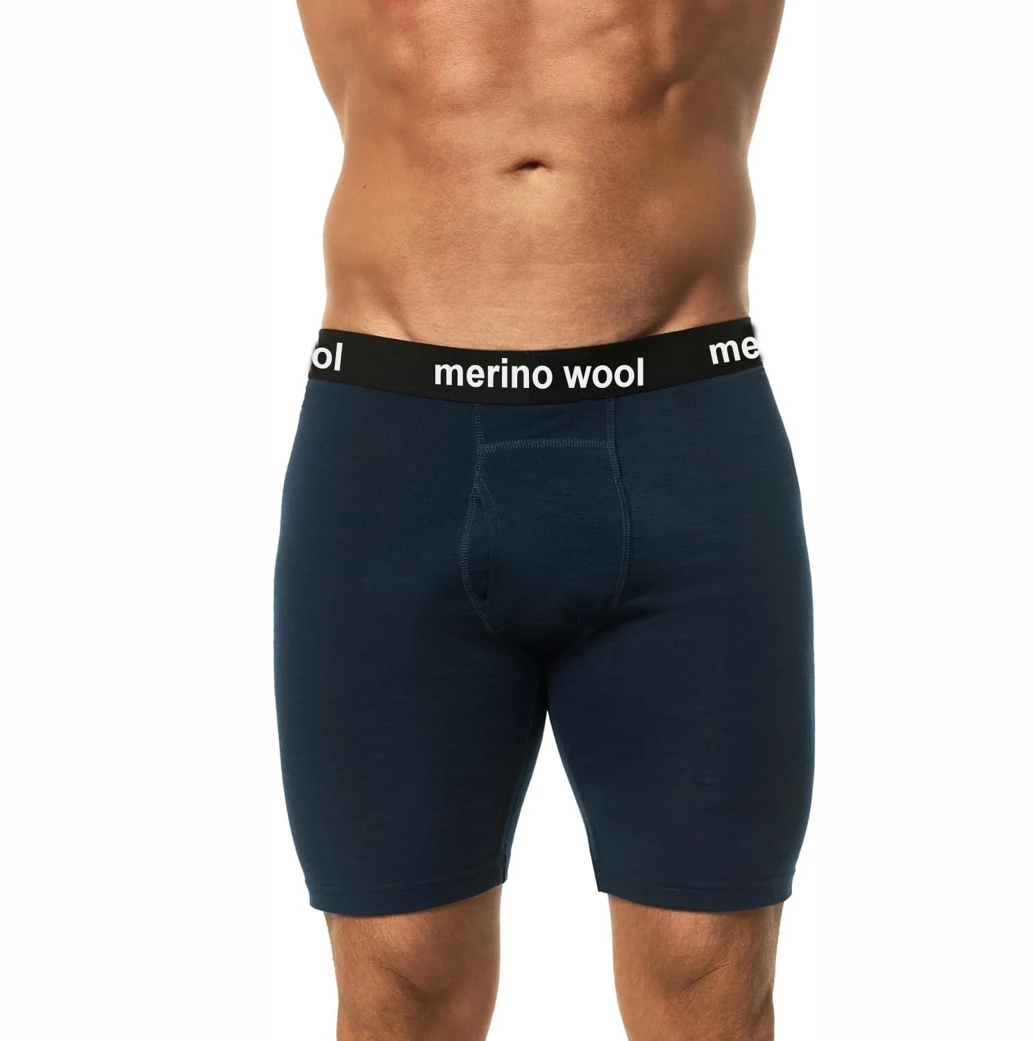 Merino Wool Underwear Mens 100% Merino Wool Base Layer Boxer Briefs for Men Moisture Wicking Breathable Sports Hiking Underpants