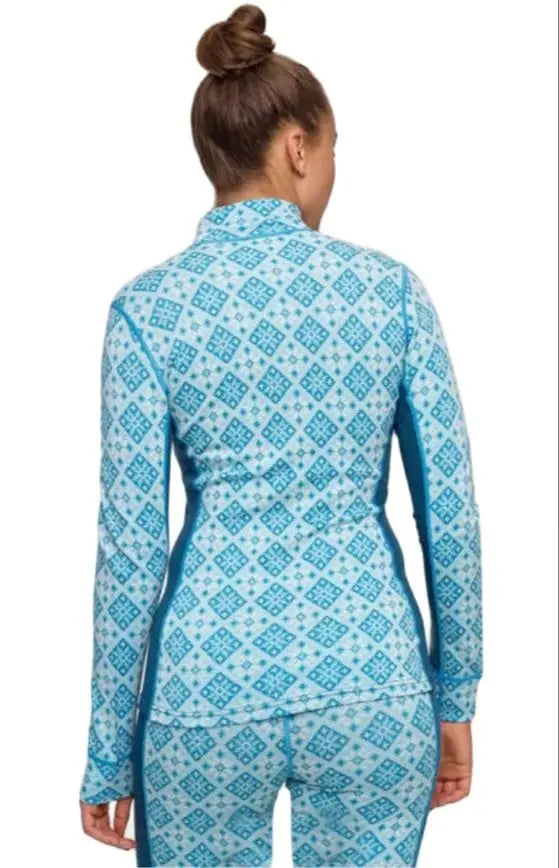 50% Merino Wool Base Layer Women Half Zip Sweater Midweight Fitted Long Sleeve Knit Merino Wool Thermal Shirts Ski Hiking 230G